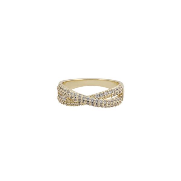 Snö Of Sweden North Double Ring Gold/Clear L