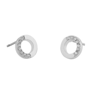 Snö Of Sweden Colline Small Earring Silver/Clear 8mm