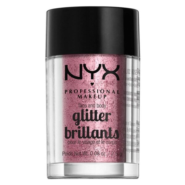 NYX Professional Makeup Face And Body Glitter Brilliants Rose GLI