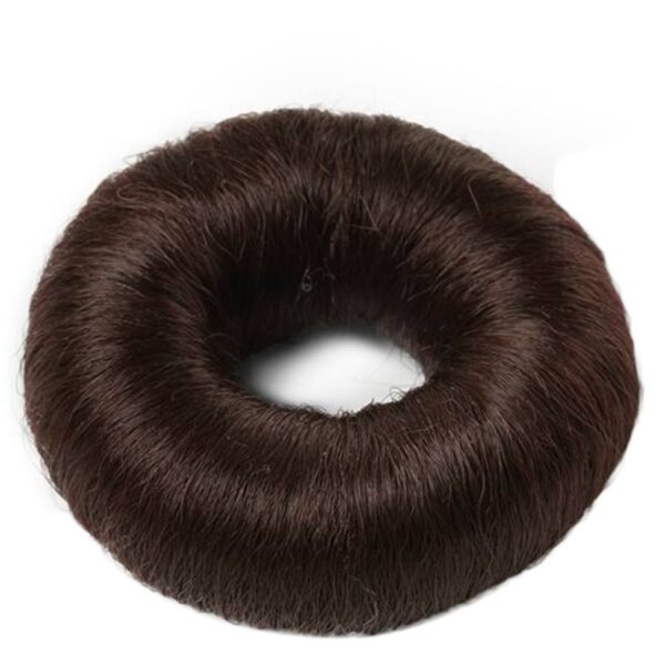 Hair Accessories Synthetic Hair Bun Large Brown