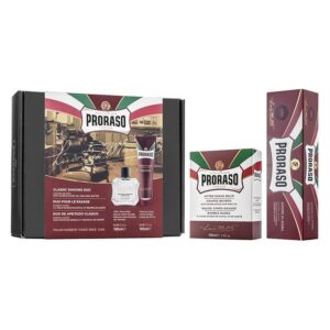 Proraso Classic Shaving Duo Coarse Beards Sandalwood Oil & Shea B