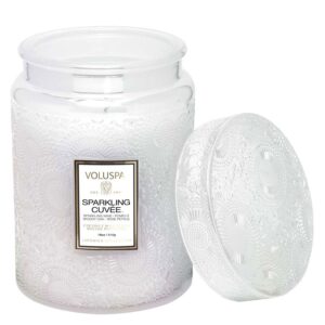 Voluspa Large Glass Jar Candle Sparkling Cuvée 510g