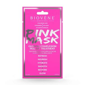 Biovène Pink Mask Glowing Complexion Peel-Off Treatment 12