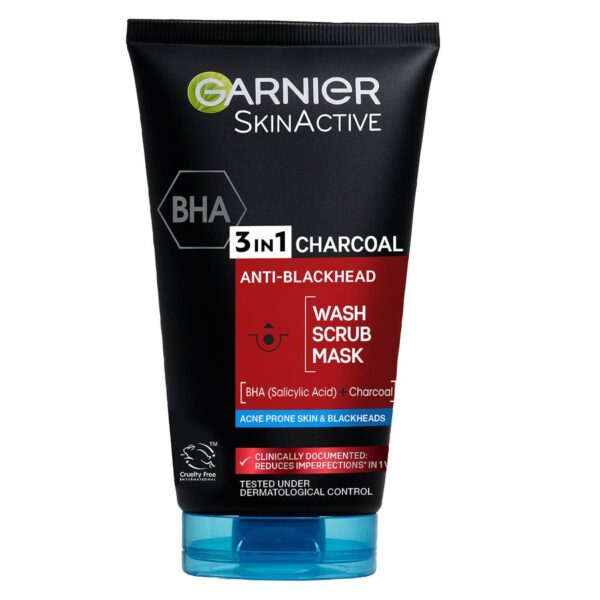 Garnier PureActive 3-In-1 Charcoal 150ml