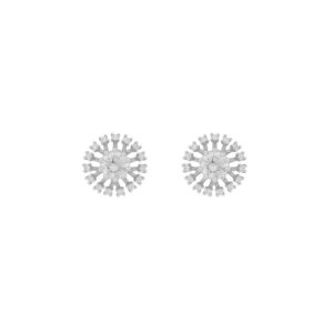 Snö Of Sweden Wiz Small Earrings Silver/Clear 11mm