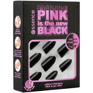 essence Pink Is The New Black Colour-Changing Click & Go Nails 01