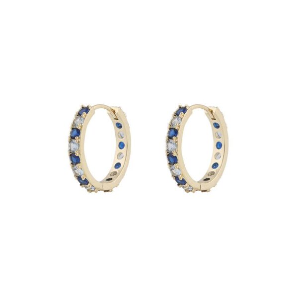 Snö Of Sweden Ellie Stone Ring Earring Gold/Mix Blue