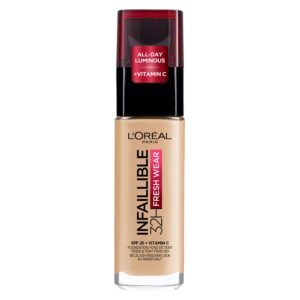 L&apos;Oréal Paris Infaillible Fresh Wear 32H Foundation 100 Linen 30m