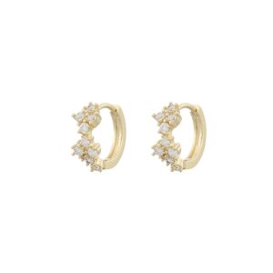 Snö Of Sweden London Earring Gold/Clear