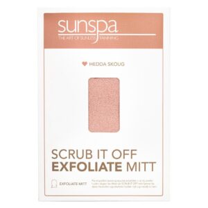 Sunspa By Hedda Skoug Scrub It Exfoliate Mitt Dusty Rose