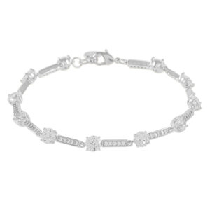 Snö Of Sweden Chicago Bracelet Silver/Clear Onesize