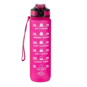 Hollywood Motivational Bottle 1000ml - Pink