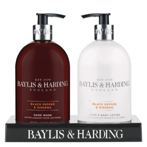 Baylis & Harding Black Pepper & Ginseng Hand Wash And Hand & Body