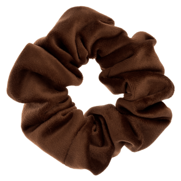 DARK Velvet Scrunchie Cognaq