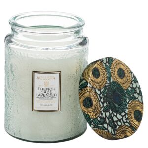 Voluspa Large Glass Jar Candle French Cade & Lavender 455g