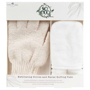 So Eco Exfoliating Gloves and Facial Buffing Pads 3pcs