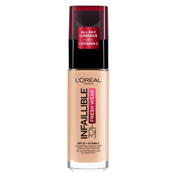 L&apos;Oréal Paris Infaillible Fresh Wear 32H Foundation 180 Golden Li