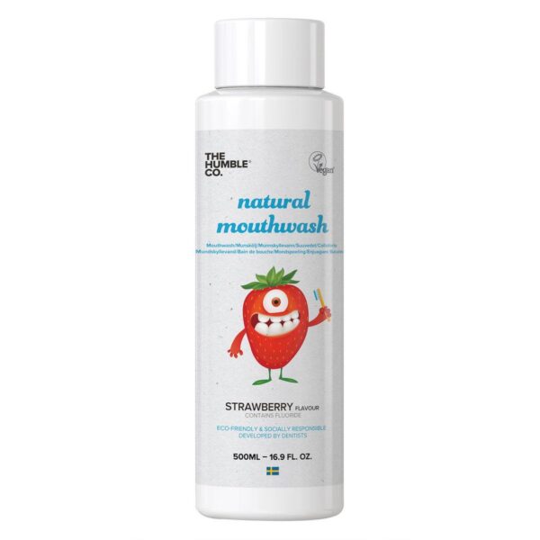 The Humble Co Humble Natural Mouthwash Kids Strawberry 500ml