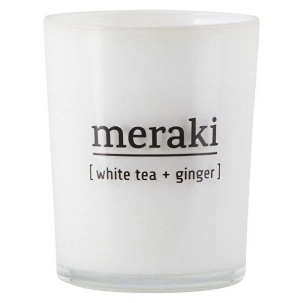 Meraki Scented Candle White Tea & Ginger 60g