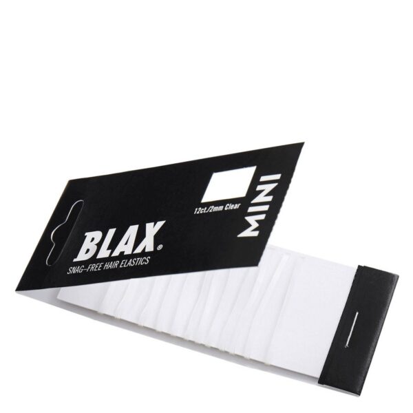 Blax Snag Free Hair Elastics Transparent Mini 12pcs