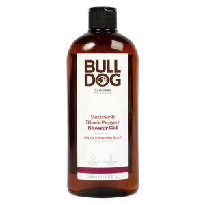 Bulldog Black Pepper & Vetiver Shower Gel 500ml