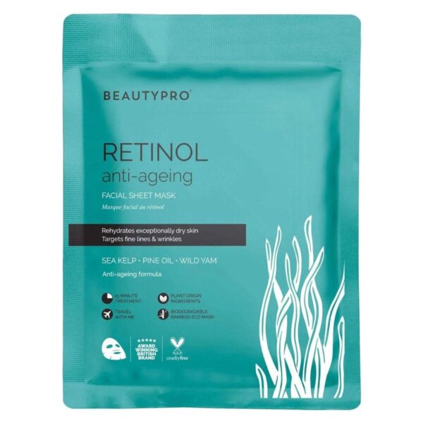 BeautyPro Retinol Anti-Ageing Sheet Mask 22ml