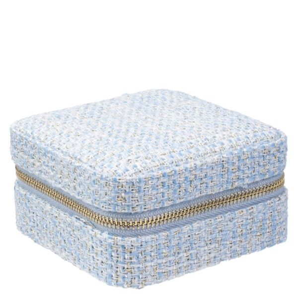 DARK Tweed Jewellery Box Mini Light Blue