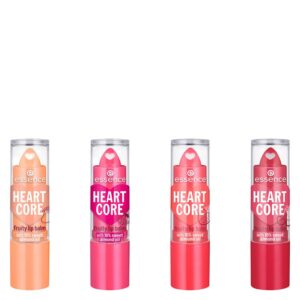 essence Heart Core Fruity Lip Balm Set 01 The Fruity Side Of Love