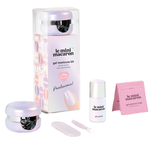 Le Mini Macaron Gel Manicure Kit Pearlescence 5pcs