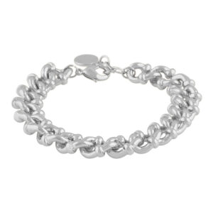 Snö Of Sweden Gina Big Bracelet Plain Silver Onesize