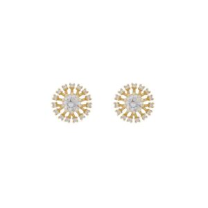 Snö Of Sweden Wiz small Earrings Gold/Clear 11mm