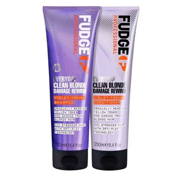 Fudge Everyday Clean Blonde Damage Rewind Violet Toning Duo 2x250