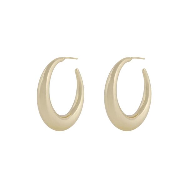 Snö Of Sweden Bella Ring Earring Plain Gold Onesize