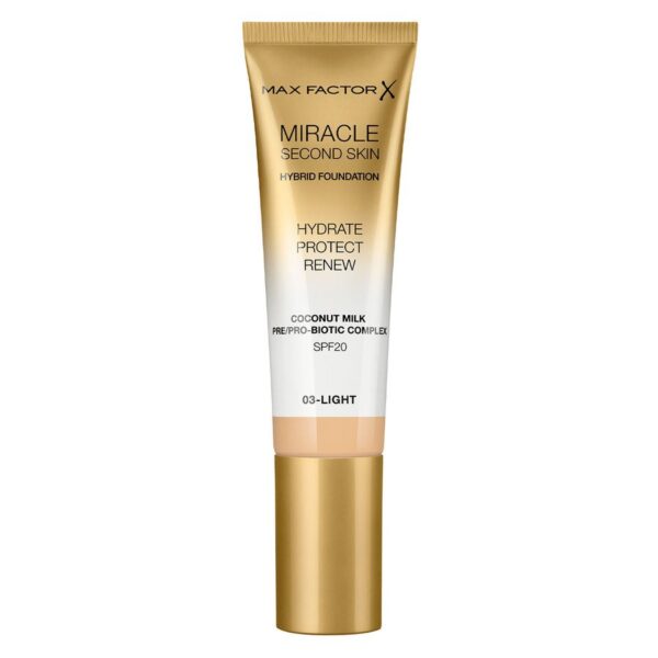 Max Factor Miracle Second Skin Foundation #003 Light 33ml