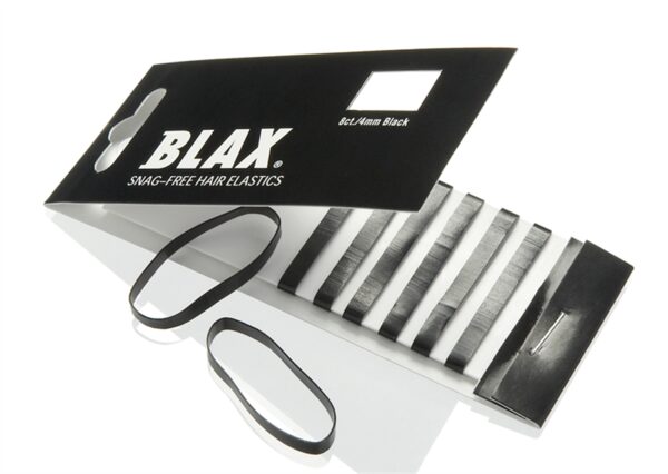 Blax Snag Free Hair Elastics Black 8pcs