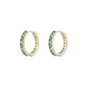 Snö Of Sweden Ellie Stone Ring Earring Gold/Mix Green