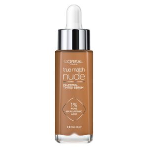 L&apos;Oréal Paris True Match Nude Plumping Tinted Serum 7-8 Tan-Deep