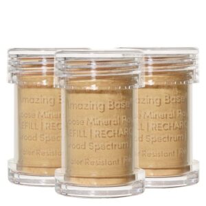 Jane Iredale Amazing Base Refillable Brush Latte 3 Pack Refills