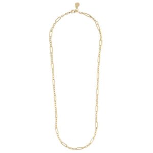 Snö Of Sweden Rome Necklace Plain Gold 45cm