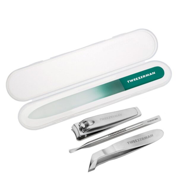 Tweezerman Nail Care Set Emerald Shimmer