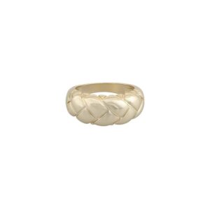 Snö Of Sweden Vegas Sevilla Ring Plain Gold L