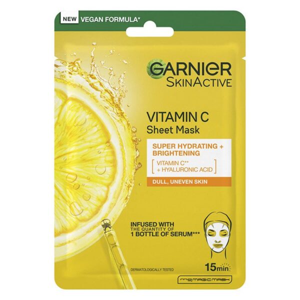 Garnier SkinActive Vitamin C Sheet Mask 28g