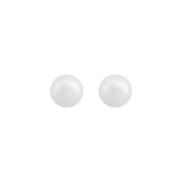 Snö Of Sweden Arizona Pearl Earring Gold/White 10mm