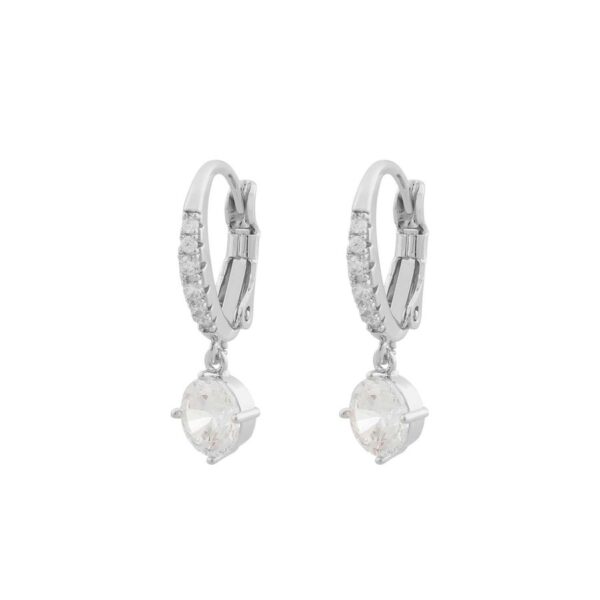 Snö Of Sweden Essence Short Earring Silver/Clear