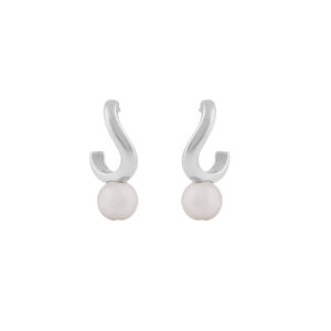 Snö Of Sweden Julie Small Earring Silver/White