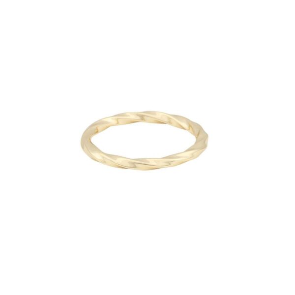 Snö Of Sweden Kansas Small Ring Plain Gold S