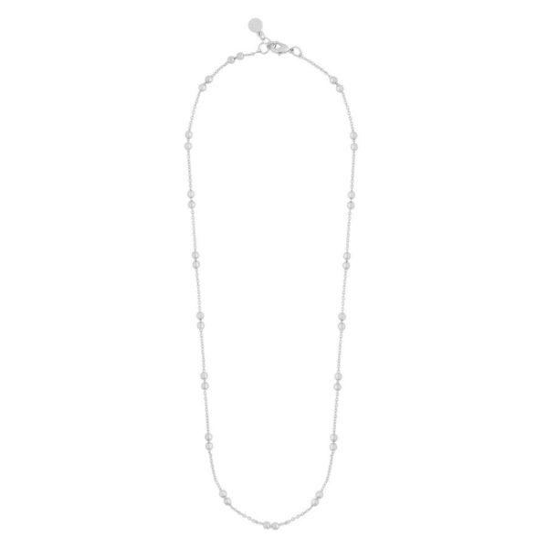 Snö Of Sweden Julie Necklace Plain Silver