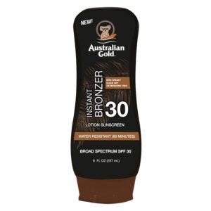 Australian Gold Instant Bronzer Lotion with Bronzer SPF30 237ml