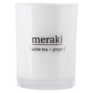 Meraki Scented Candle White Tea & Ginger 220g