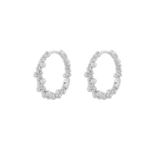 Snö Of Sweden Lise Ring Earring Plain Silver Onesize